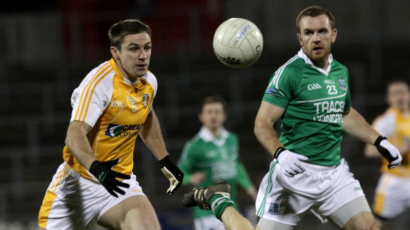 Marty McGrath in action for Fermanagh against Antrim in 2013. Photograph: Matt Mackey/Inpho/Presseye