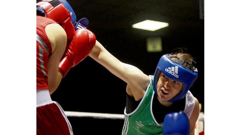 Katie Taylor, who will face Polish fighter Karolina Graczyk in the Elite Championship finals in Citywest. photograph: Inpho