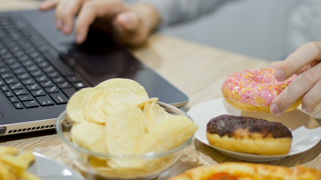 We are surrounded by unhealthy foods in shops and are too time-poor to prepare healthy dinners at home. Photograph: iStock