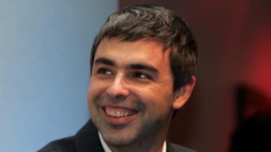 Larry Page. Photograph: Eric Luke