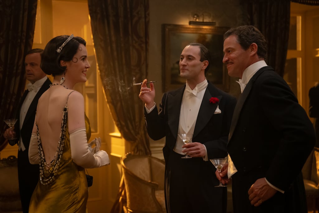 Downton Abbey: The Grand Finale – Michelle Dockery, Arty Froushan and Dominic West. Photograph: Focus Features