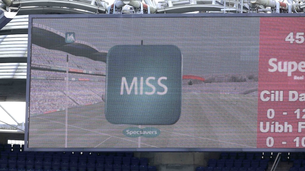 The Hawkeye system was used for the first time at Croke Park in 2013. Photograph: Morgan Treacy/Inpho