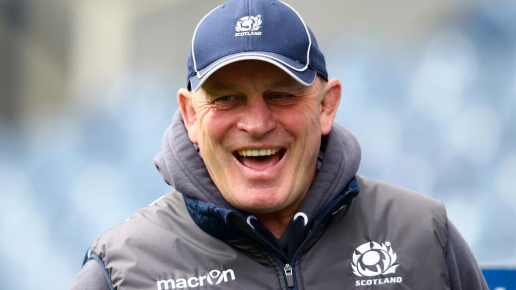 Vern Cotter: extended his contract and will now guide Scotland’s fortunes until June, 2017. Photograph: Cathal Noonan/Inpho