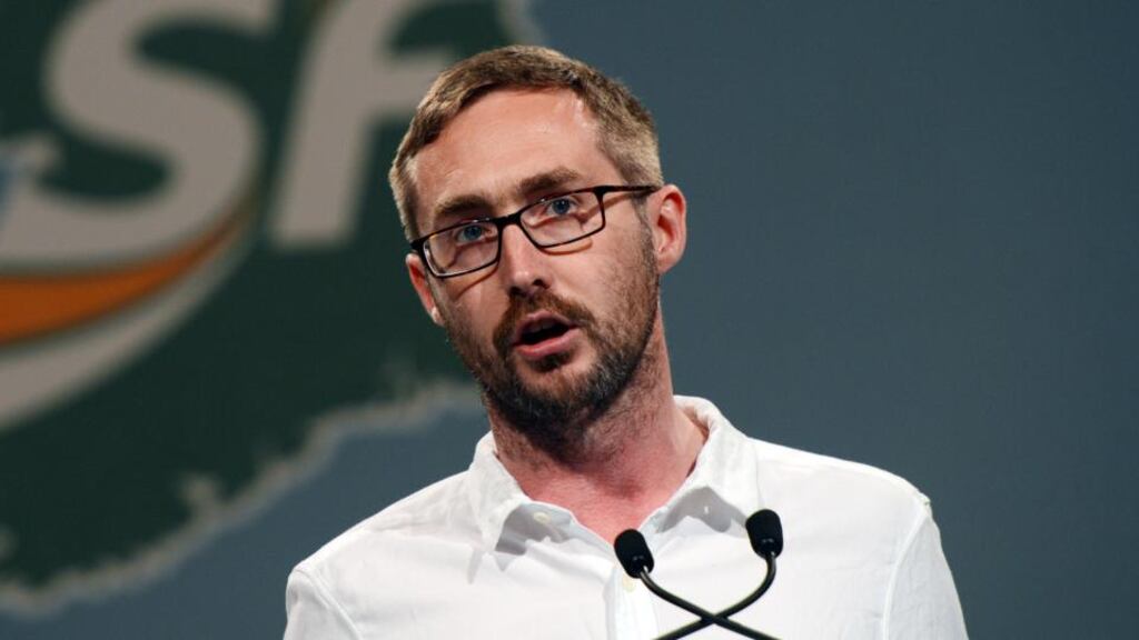 Sinn Féin’s Eoin Ó Broin says millions of euro, provided through the European Globalisation Adjustment Fund, has already been returned to the European Commission. Photograph: Alan Betson