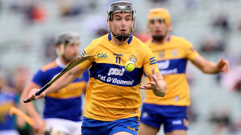 Tony Kelly in action against Tipperary at the LIT Gaelic Grounds in Limerick. Photograph: James Crombie/Inpho