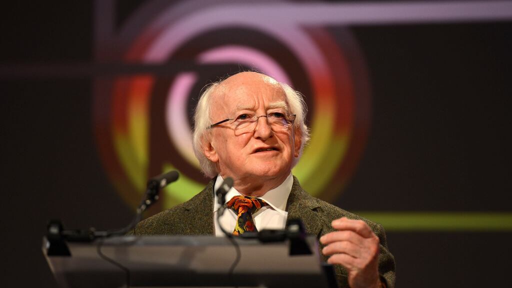 President Michael D Higgins: formally declared yesterday he will nominate himself for a second term. Photograph: Cyril Byrne/The Irish Times