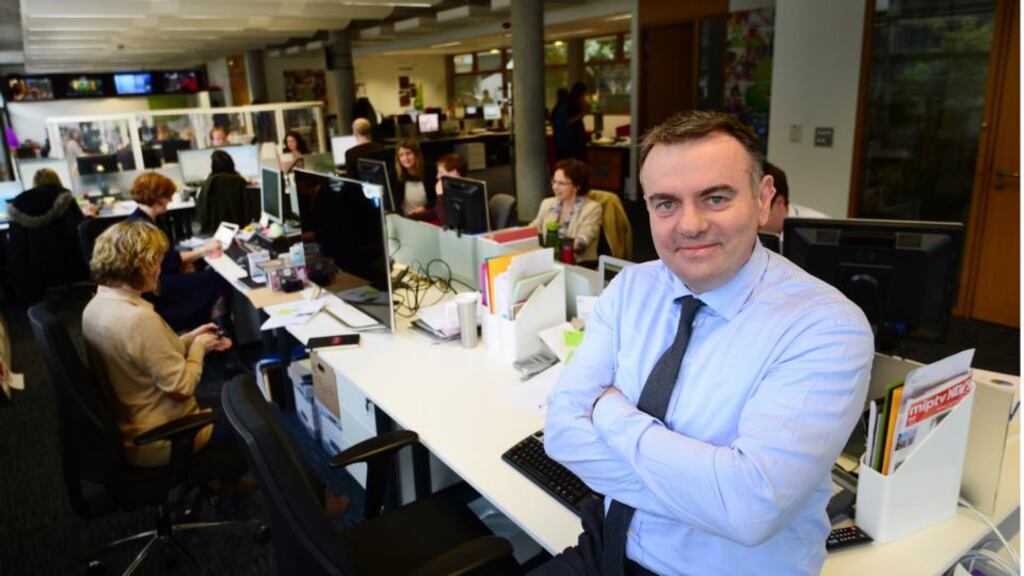 Noel Curran, director-general of RTÉ: “We’re not getting any licence fee increase, so we’re being eaten.” Photograph: Bryan O’Brien