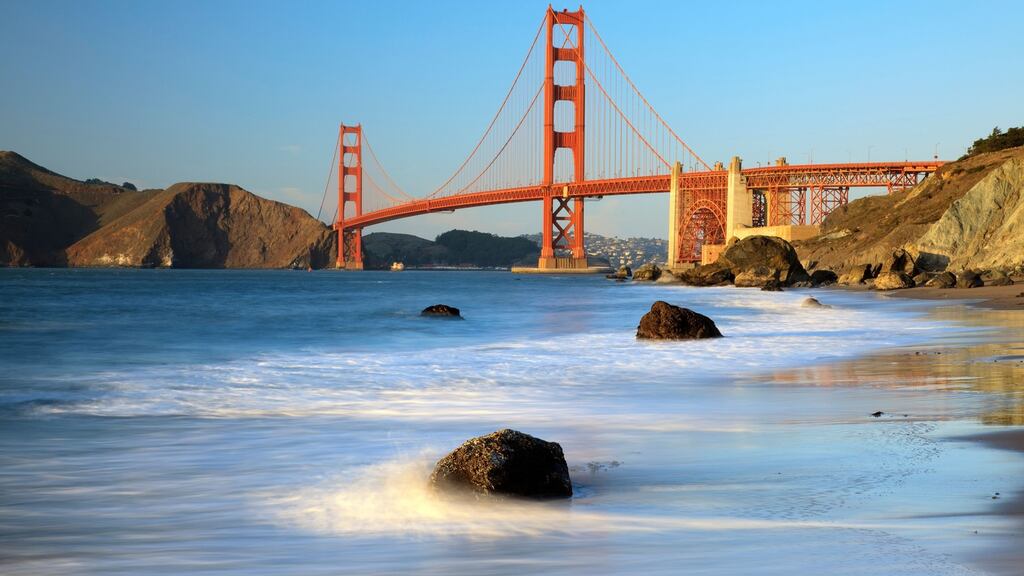 The Golden Gate Bridge, in San Francisco, California, US. Photograph: Getty