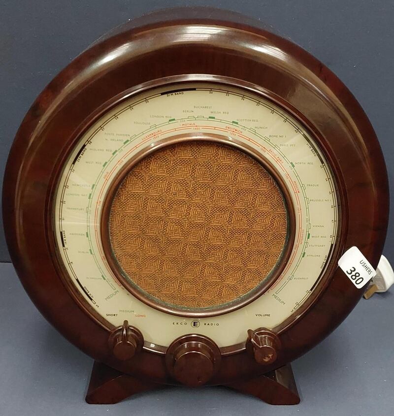 Some of the radios from the collection of the late Pat Herbert