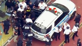 Livestreamer to face charges after thousands overwhelm New York’s Union Square for hyped giveaway