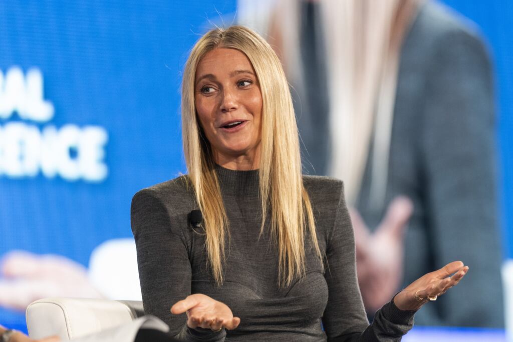 Otherwise engaged: you can’t expect Gwyneth Paltrow to mop up your existential angst. Photograph: Lauren Justice/Bloomberg