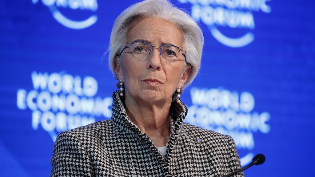 Christine Lagarde, managing director of the International Monetary Fund. Photograph: Jason Alden/Bloomberg
