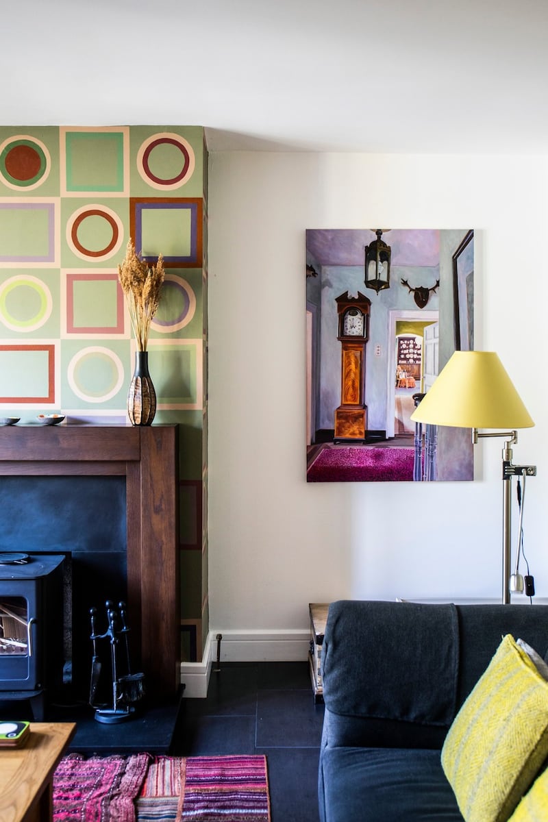 Paintbox home: Geraldine O’Riordan’s house showcases her creativity. Photograph: Clare Keogh
