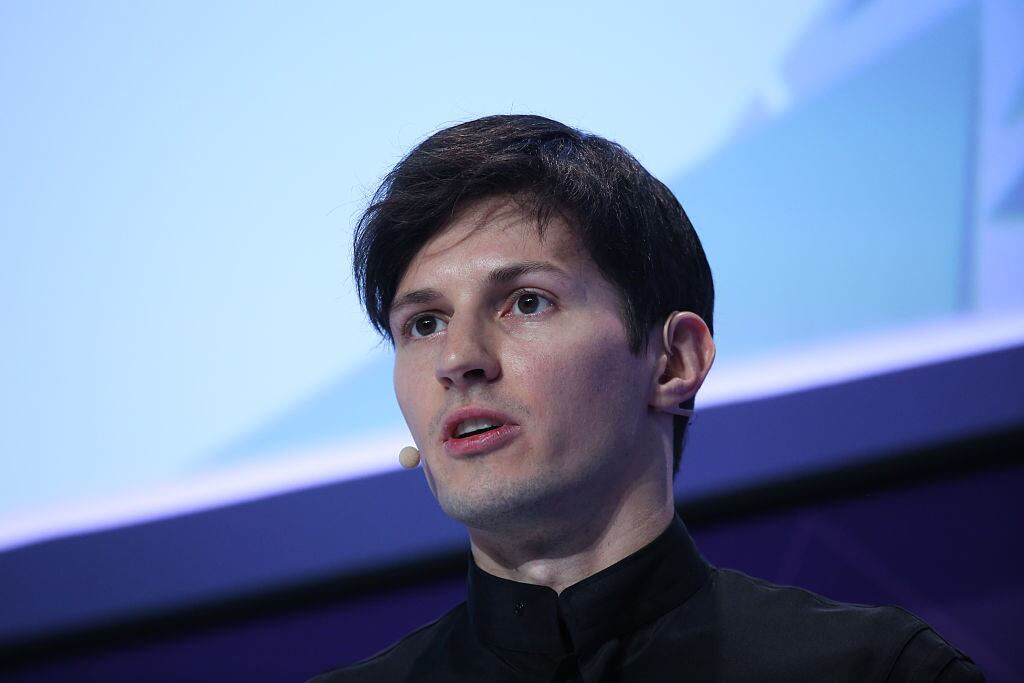 Pavel Durov: The Russian-born billionaire (39) was stopped on Saturday at Le Bourget airport near Paris after stepping out of a private jet. Photograph: Chris Ratcliffe/Bloomberg