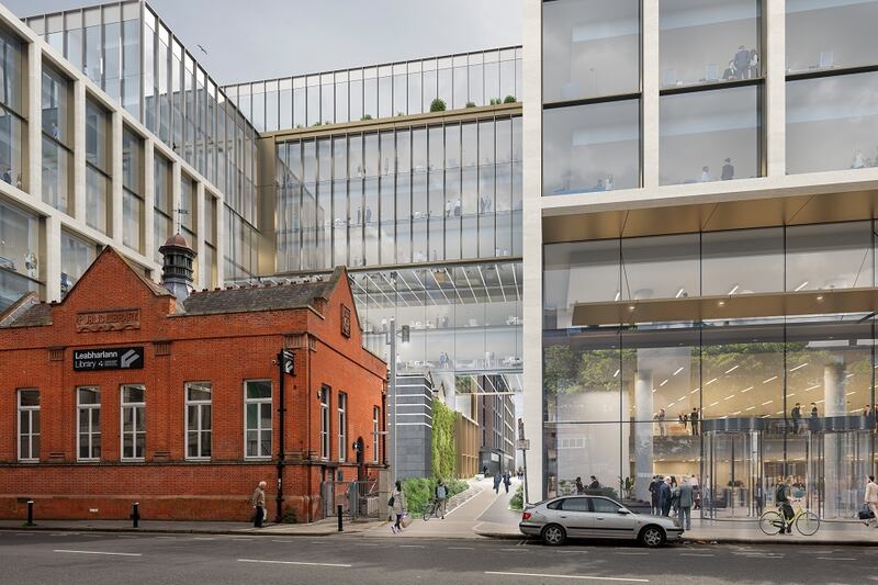 Kevin Street Public Library in its new setting