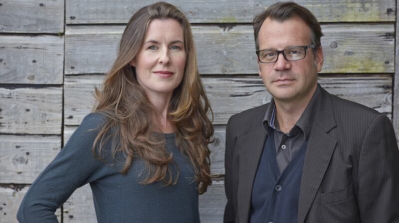 Paul Perry with Karen Gillece. Together they write bestselling thrillers under the pen name Karen Perry