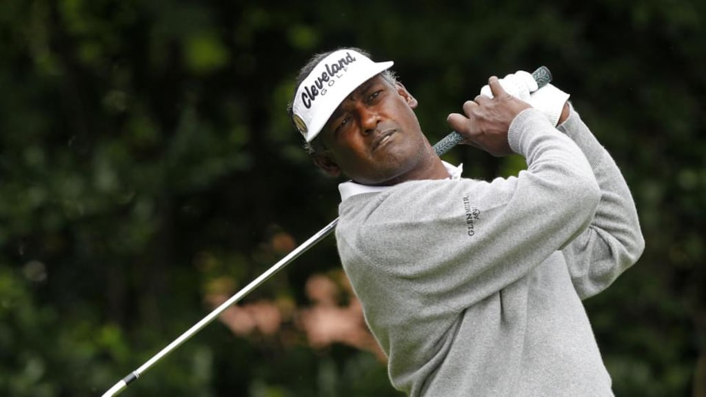 Vijay Singh who was cleared of doping offences after the World Anti-Doping Agency confirmed the deer antler spray the Fijian admitted to using was not “prohibited unless a positive test results”.