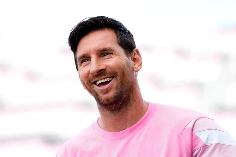 Inter Miami's Lionel Messi. Photograph: Rich Storry/Getty Images