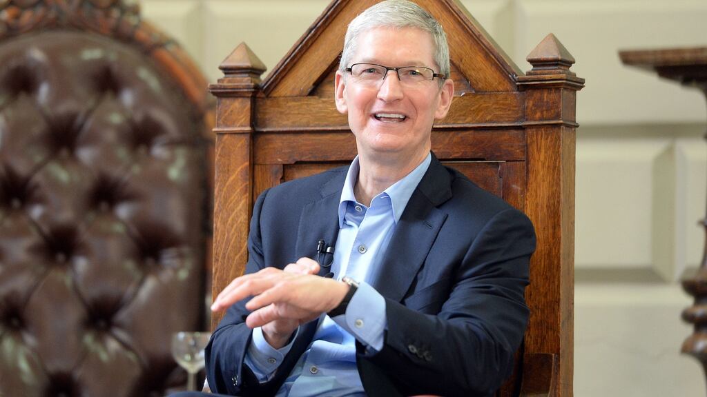 Tim Cook declines invitation to appear at Oireachtas finance committee to discuss the EU’s ruling that the company owes Ireland more than €13 billion in back taxes. Photograph: Eric Luke
