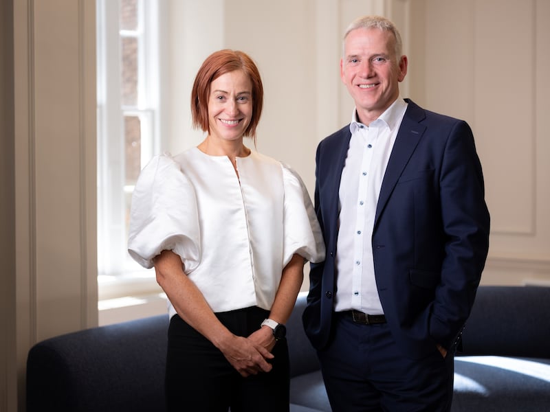Sinead McEvoy, head of retirement solutions, and Alan McCarthy, head of distribution, Standard Life. Photograph: Mark Henderson