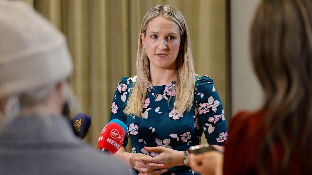 Minister for Justice Helen McEntee received Cabinet approval for the report into Ireland’s defamation laws on Tuesday. Photograph: Alan Betson