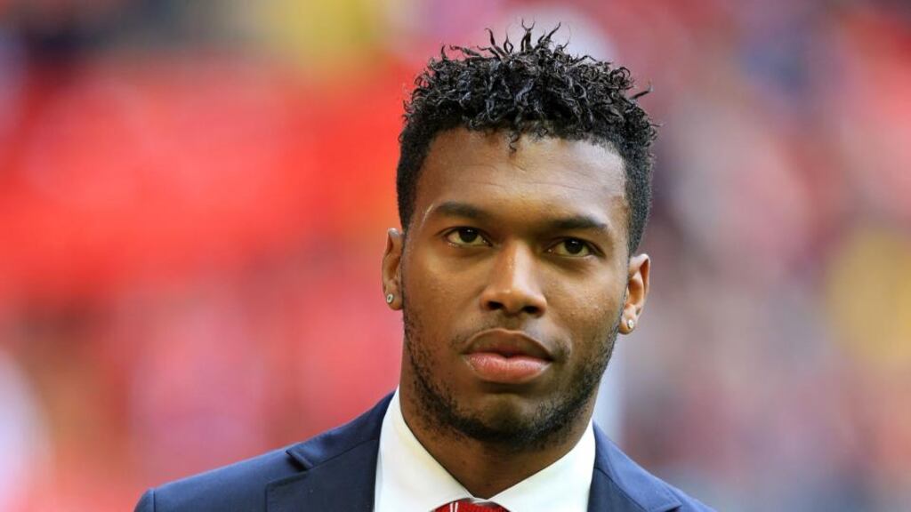 Liverpool striker Daniel Sturridge has signed a new long-term contract with the club.  Photograph:   Peter Byrne/PA
