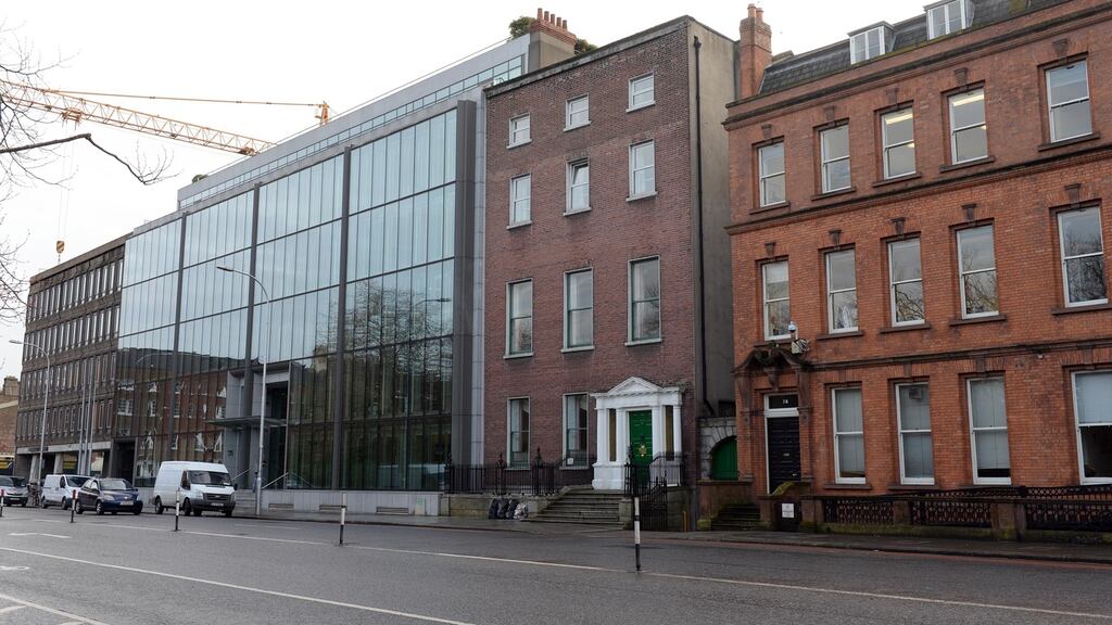 Multiple armed and uniformed units were involved in the operation at Loreto Hall, pictured, on Tuesday. Photograph: Eric Luke/The Irish Times