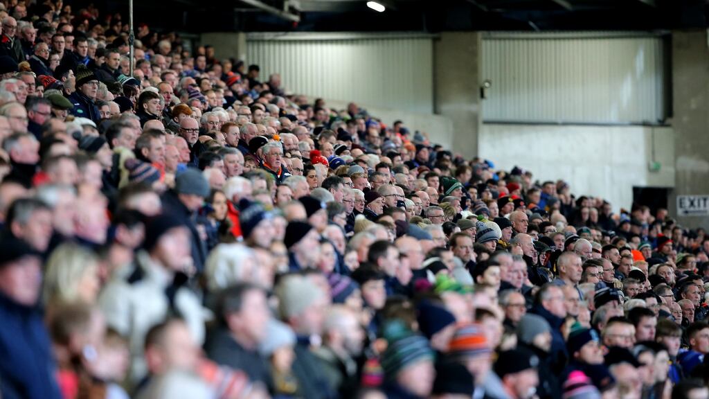 All remaining league games will be played without any spectators. Photograph: Philip McGowan/Inpho