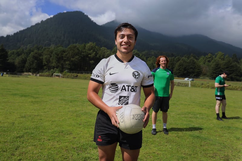 Sebastian Ortega of Los San Patricios. Photograph. Hannah McCarthy