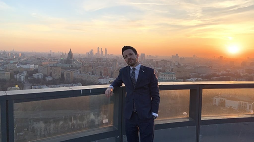 Brian Gleeson is general manager of the Radisson Blu Olympiyskiy Hotel in Moscow