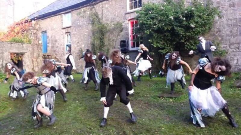 The undead get into the spirit of the season for Creepy Town, Celbridge, Co Kildare