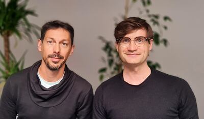 Johann Issartel and Jamie McGann, cofounders of MoveAhead. 'It’s about meeting kids where they are,' says McGann