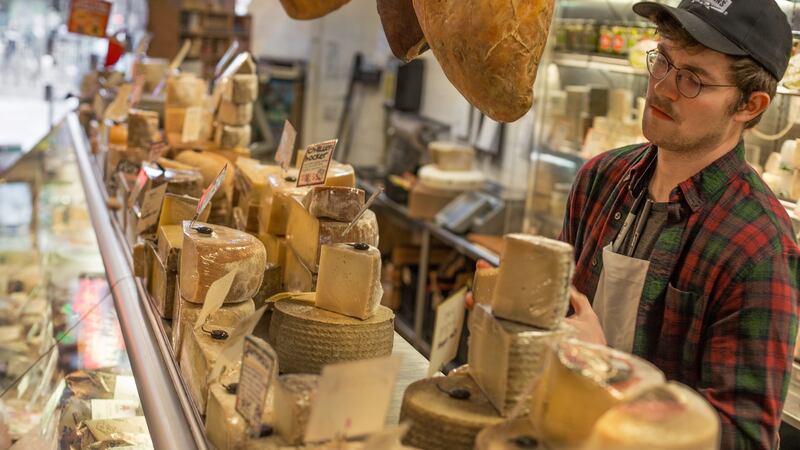The cheese counter at Zingerman’s. ‘A key element of our success has been decision-making by consensus at the partner level,’ says Weinzweig