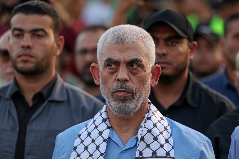 Hamas political leader Yahya Sinwar. Photograph: Mahmud Hams/AFP via Getty Images