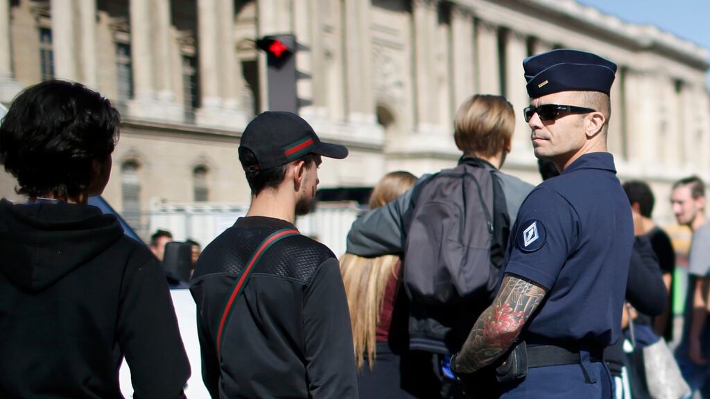 A man has opened fire near a supermarket west of Paris and injured two people, officials have said. File photograph: Gonzalo Fuentes/Reuters