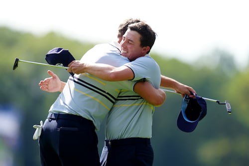 Bethpage Diary: Fitzpatrick finds foursomes fit with Aberg as family watch on from afar