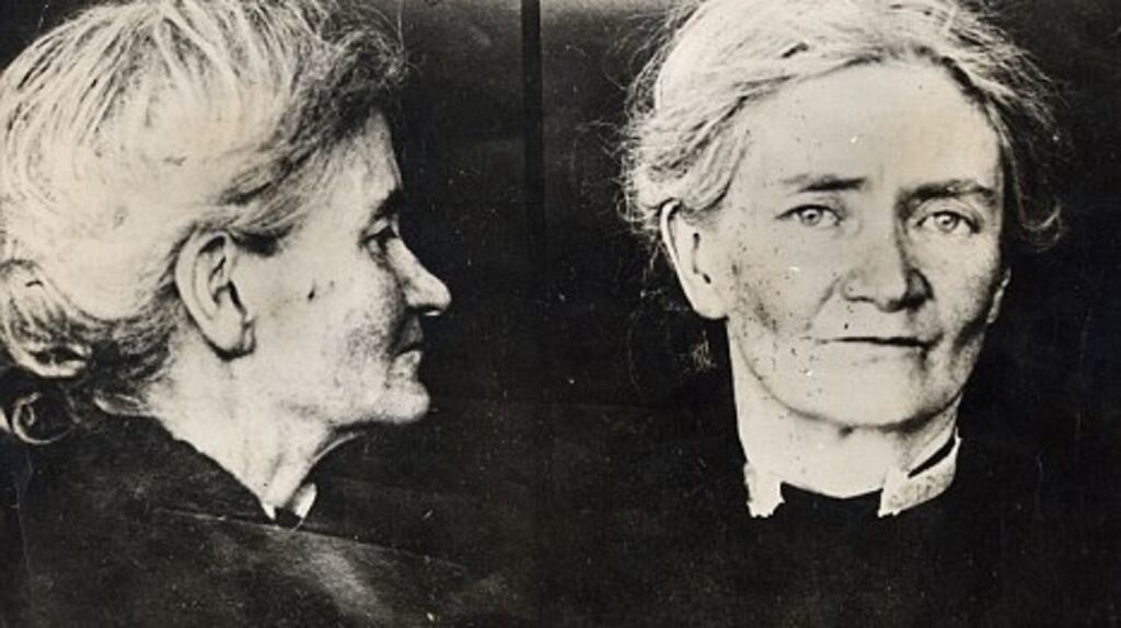 Violet Gibson toward the end of her incarceration