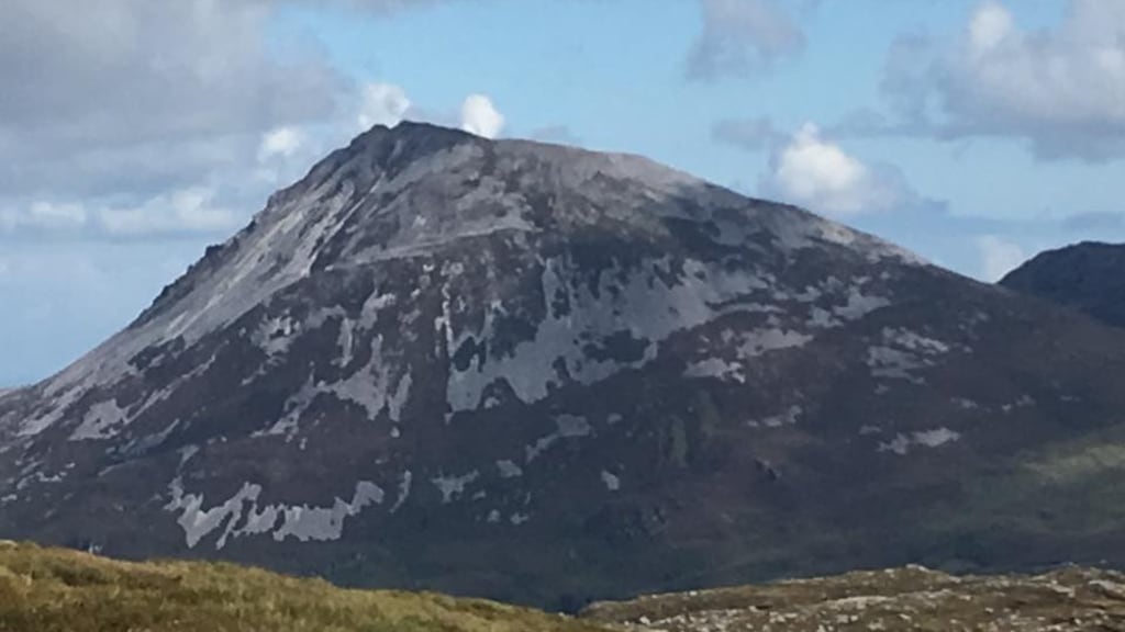 Emergency services have recovered the body of a hiker who died in a fall on a Donegal mountain range. He was last seen by friends on Thursday hiking a tract of the Derryveagh Mountains (above)  in the north of the county. Picture by Donegal Mountain Rescue Team.