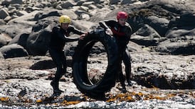 Tyres among items cleared from Giant’s Causeway coastline