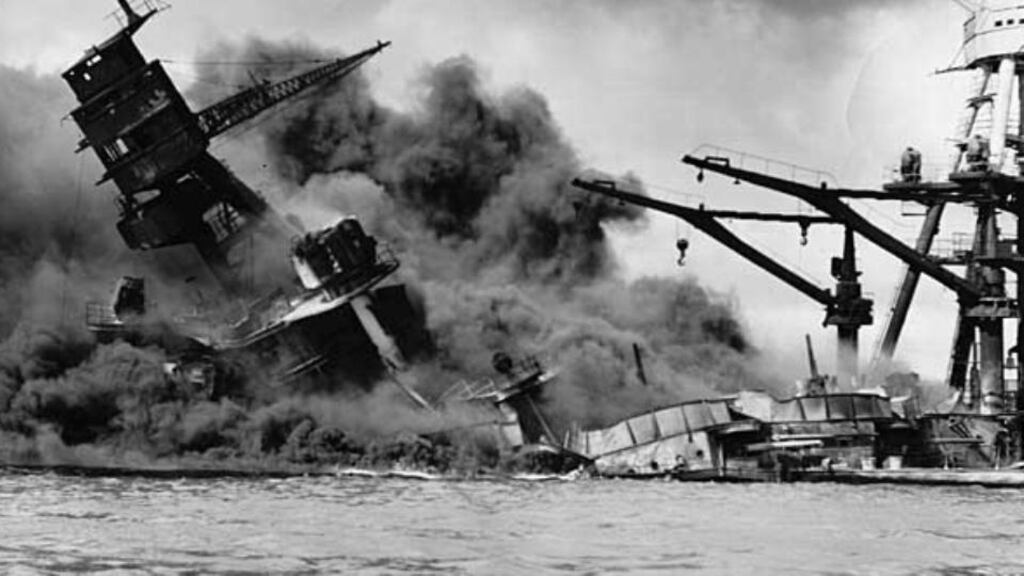 The Japanese attack on Pearl Harbor, December 7th, 1941 Photograph: Reuters