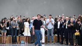 Dior’s Jonathan Anderson presents first womenswear collection at Paris fashion week