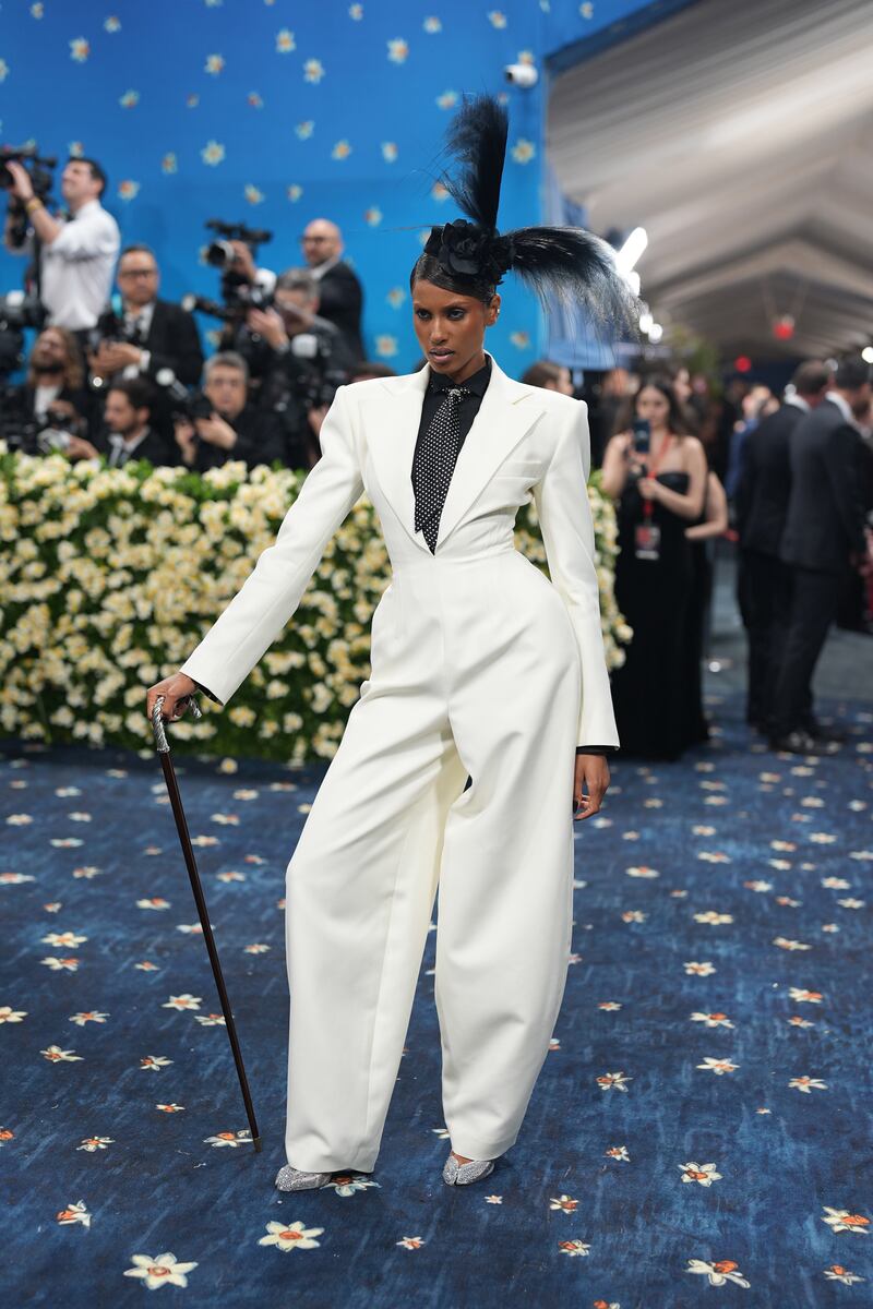 Met Gala: Imaan Hammam. Photograph: Amir Hamja/The New York Times