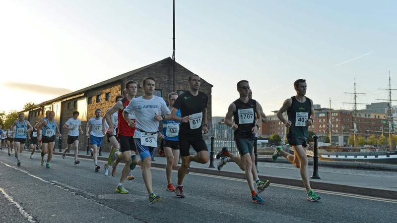 With a nice flat course, predominantly around the Liffey Quays, the Grant Thornton Corporate 5k Team Challenge is the ideal event to press-gang some of your colleagues into joining your team of four. Photograph: Sportsfile