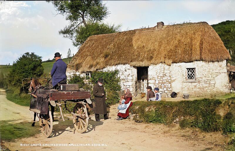 An image from Mullingar, Co Westmeath, circa 1890. Photograph courtesy of Old Ireland in Colour/National Library of Ireland