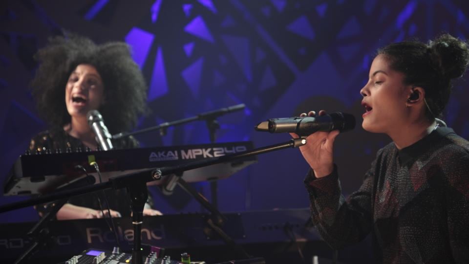 Ibeyi were many people’s favourite gig. Photograph: Rich Gilligan