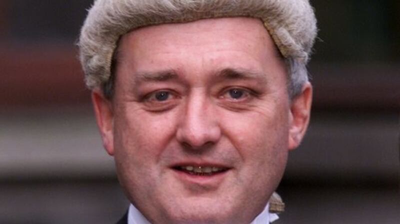 Adrian Hardiman when he was sworn in as a new Supreme Court judge in 2000. Photograph: Marc O’Sullivan/Collins