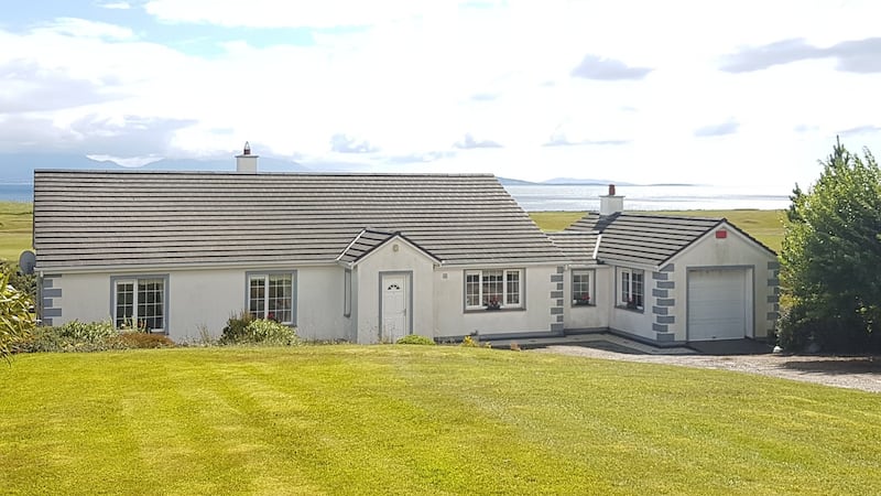 Golf Road, Mulranny, Co Mayo: built in 1994, this three-bed detached house is set on more than an acre of land.