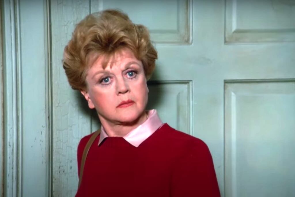Angela Lansbury as Jessica Fletcher in Murder, She Wrote: a legend who made murder fun