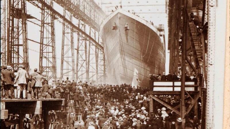 The family photograph album contains never before seen images of the Titanic during her launch and departure from Belfast. The album allows offers unparalleled access to previously unseen images of the Titanic and Olympic.