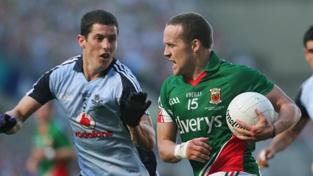 Dublin’s Rory O’Carroll (left) says ‘decision should be taken out of the hands of the players’. Photograph: Lorraine O’Sullivan/Inpho